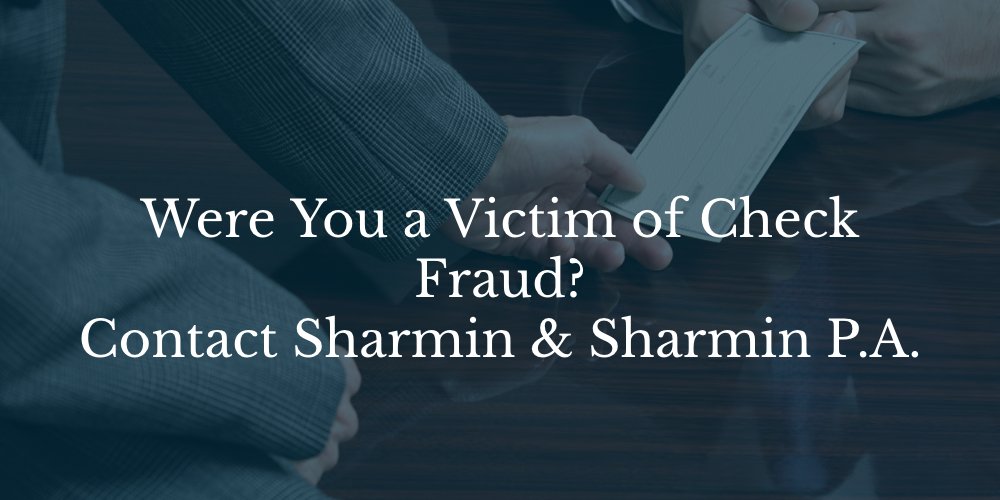Floirida Check Fraud Lawyer
